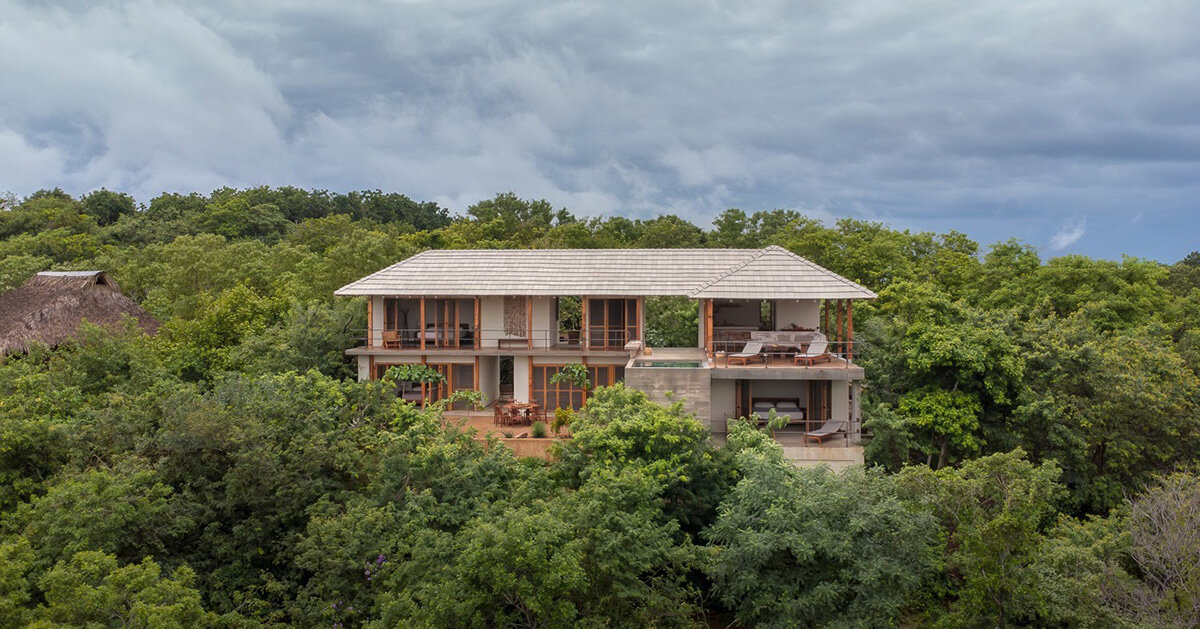 estudio atemporal crowns oaxaca home with palapa roof