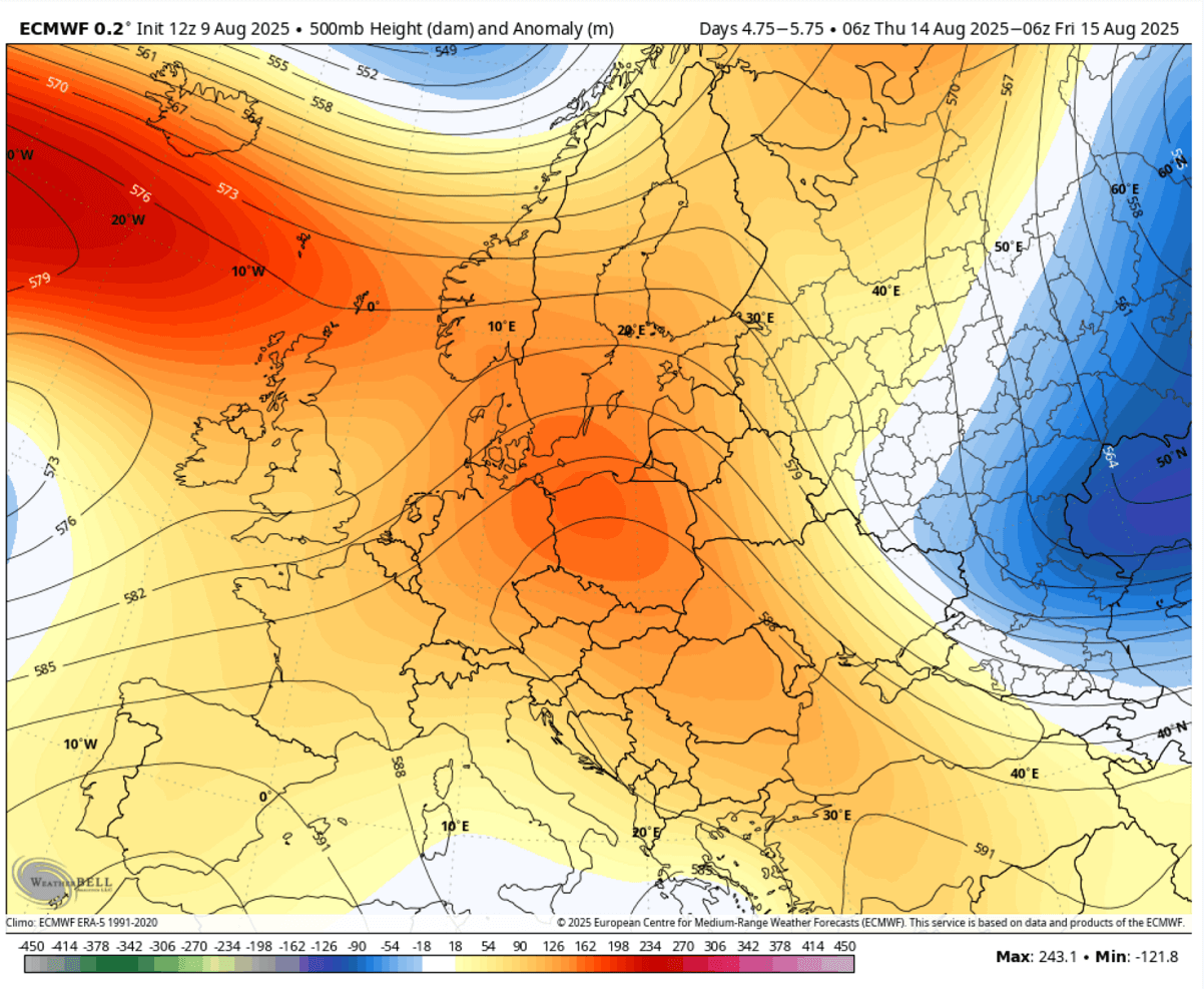 european-heat-dome-extreme-heatwave-europe-august-2025-pattern-friday