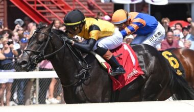 Ewing nets first stakes win in G2 Saratoga Special
