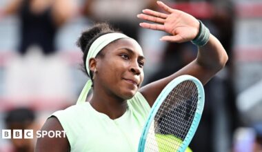 Coco Gauff of the United States