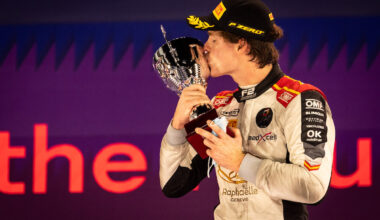 Who holds Hulkenberg's F1 records in its primary feeder series?