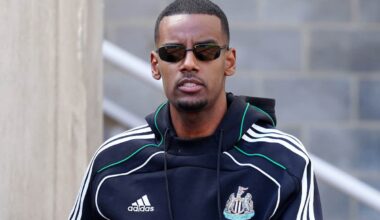 Newcastle United's Alexander Isak arrives ahead of the Premier League match at St. James' Park, Newcastle upon Tyne. Picture date: Sunday May 25, 2025.