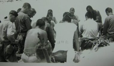 When US and Japanese troops stopped fighting to talk, eat and pray together