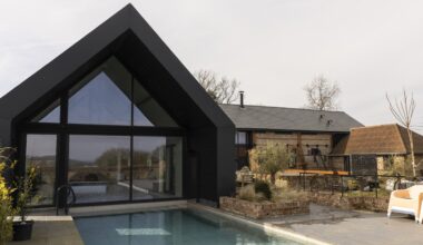 Collapsing Dairy Barn Was Converted Into A Modern Family Home In Hampshire Countryside