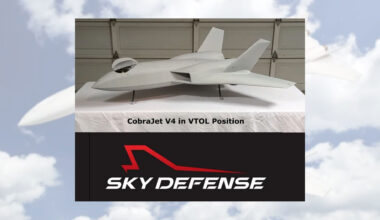 SkyDefense CobraJet C-UAS fighter drone and interceptor