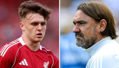 Liverpool have just sent a Ben Doak hint to Leeds United as Arne Slot names Community Shield XI