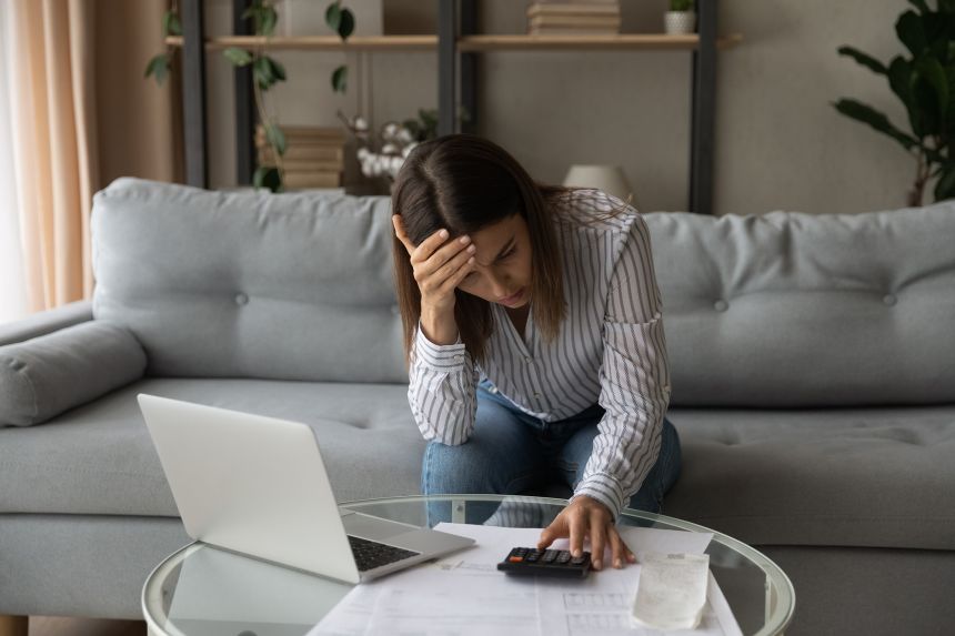 Stress over finances is common, especially when you're feeling isolated.