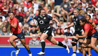 England score 15 tries in warm up win over Spain