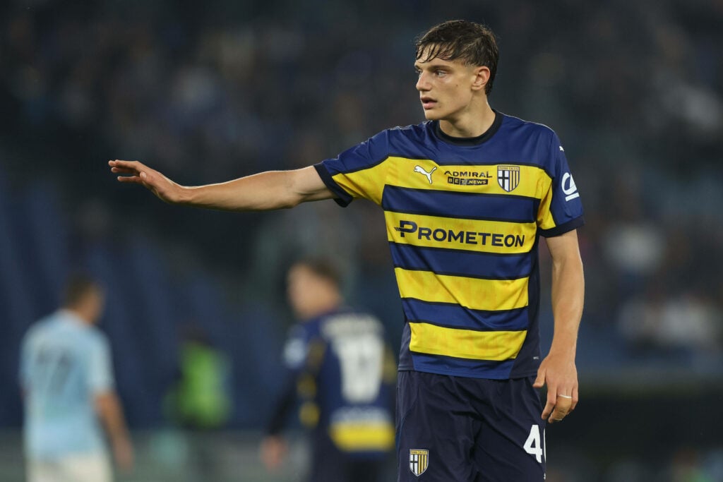 Parma defender Giovanni Leoni in action.