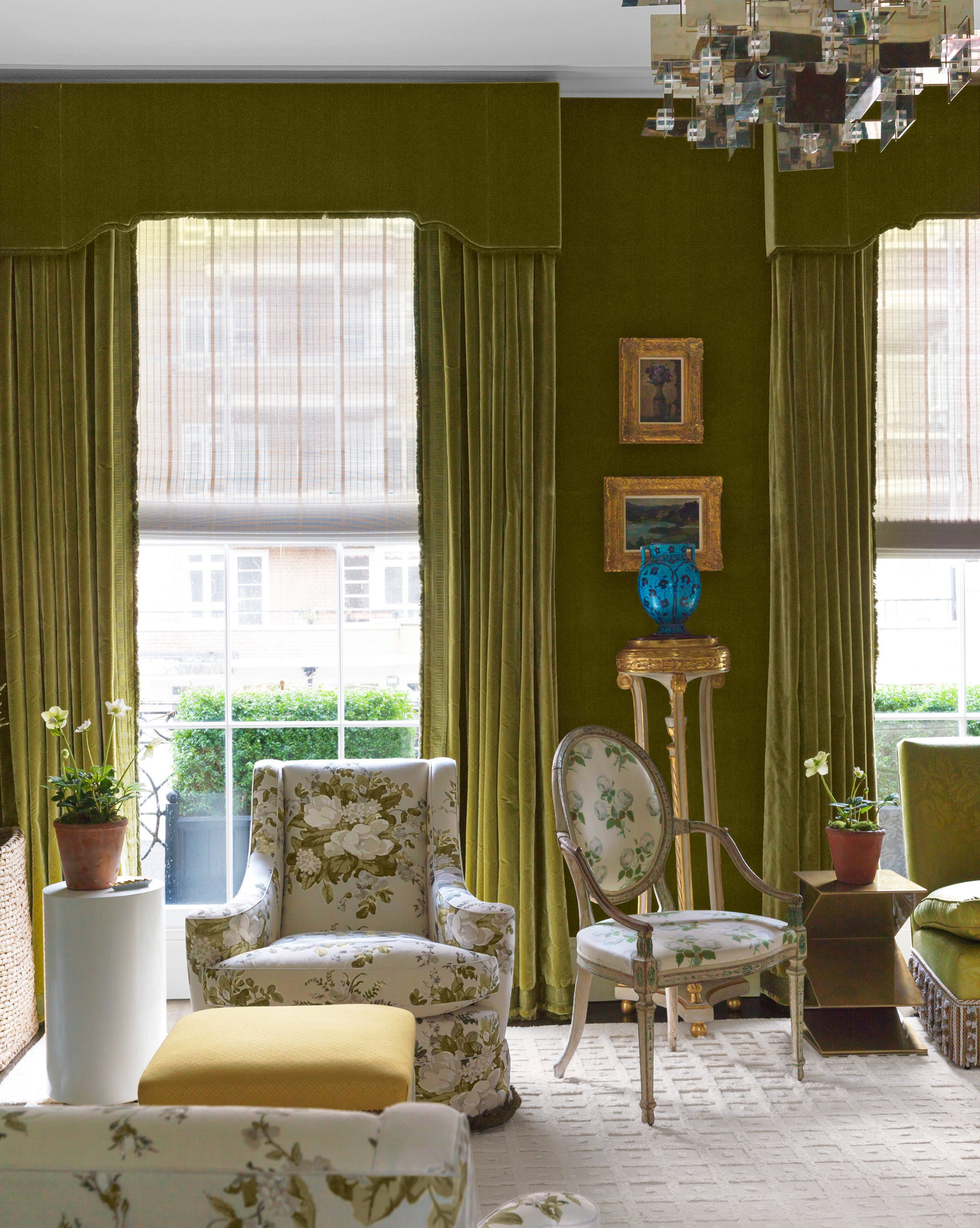 grenney oliver drawing room windows in london townhouse