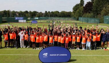 Young Londoners enjoy action-packed Rally Together London Tennis Festival