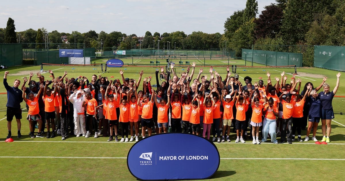Young Londoners enjoy action-packed Rally Together London Tennis Festival