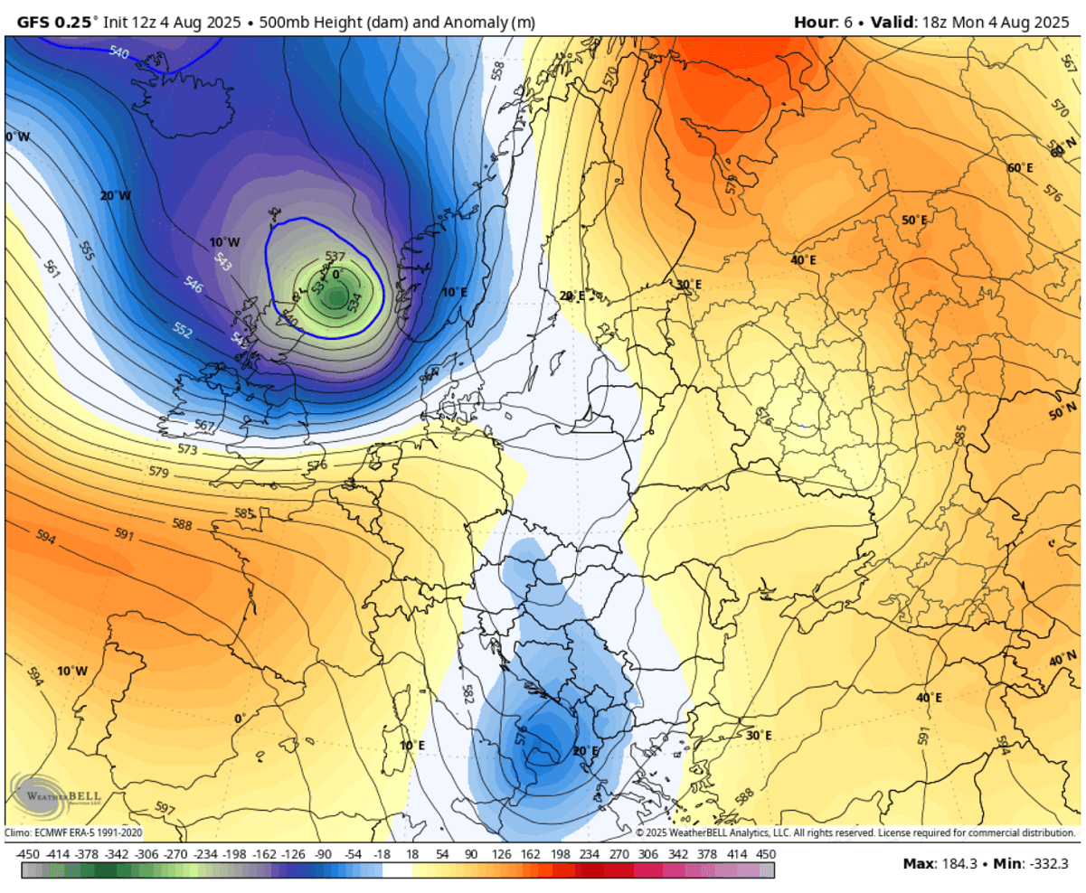 heat-dome-scorching-heatwave-europe-august-2025-forecast-pattern-monday