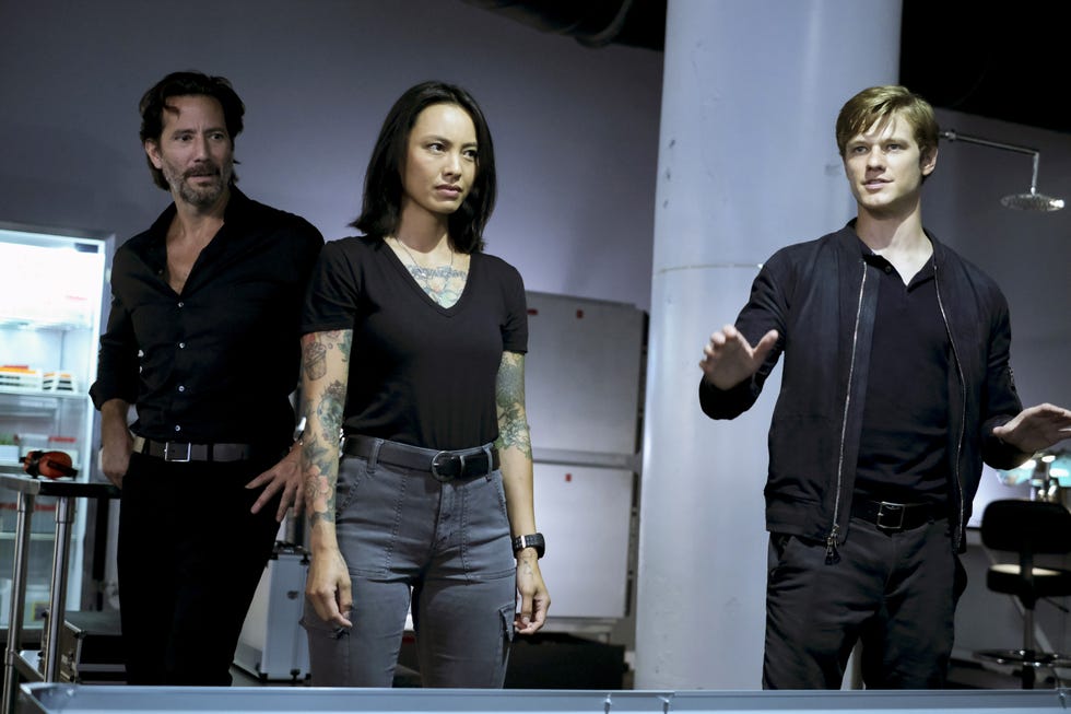 henry ian cusick, levy tran, lucas till, macgyver