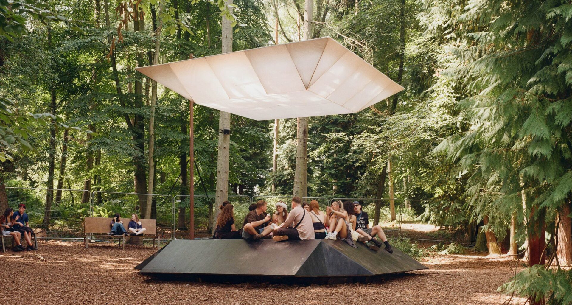 Pulse installation at Houghton Festival by EBBA's Benni Allan