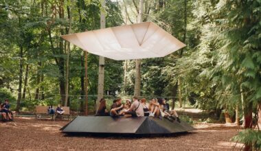 Pulse installation at Houghton Festival by EBBA's Benni Allan