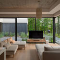 House in Kaunas / Architectural Bureau G.Natkevicius & Partners - Interior Photography, Living Room, Wood, Sofa, Glass, Chair