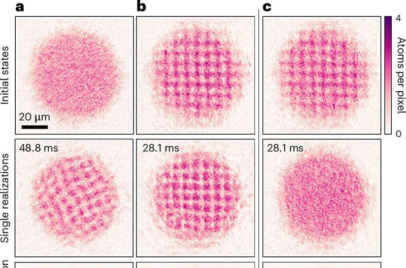 How a superfluid simultaneously becomes a solid
