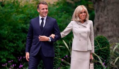 Emmanuel and Brigitte Macron