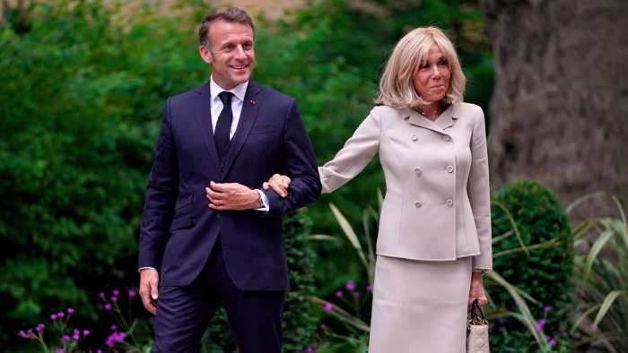 Emmanuel and Brigitte Macron