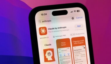 The Anthropic artificial intelligence mobile app