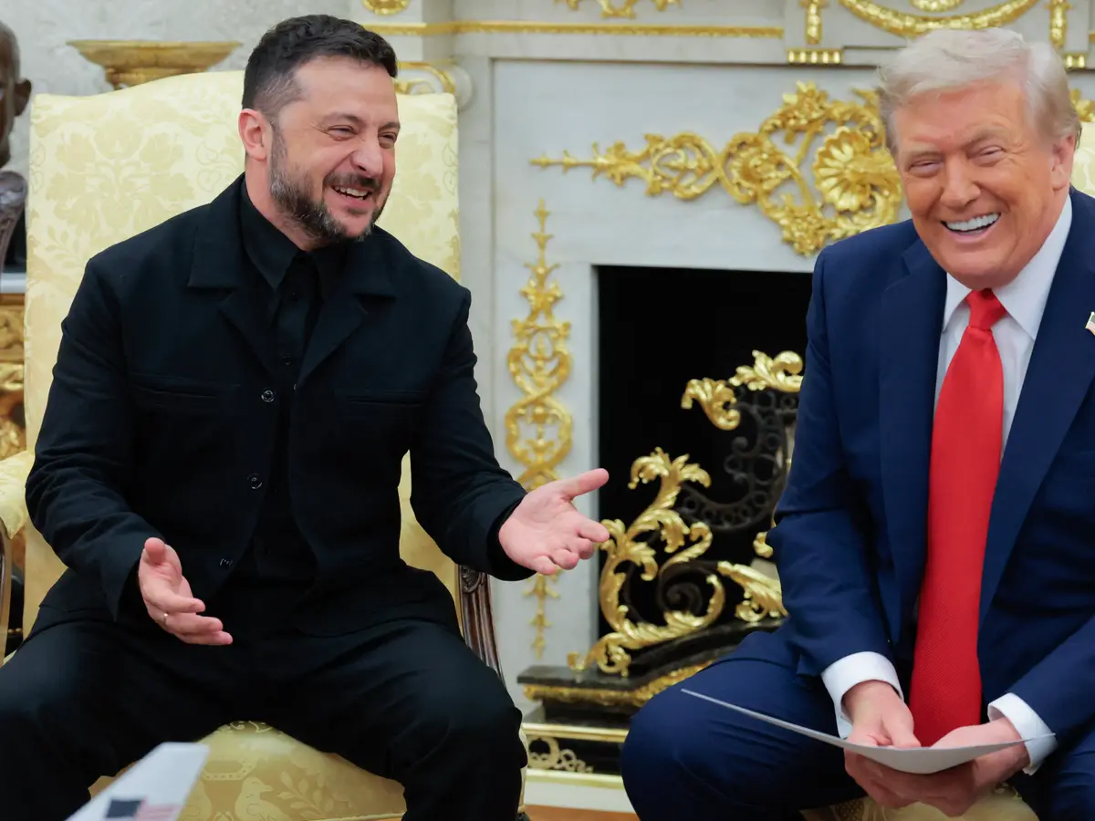 'I apologise': Reporter who mocked Zelensky’s clothes last time now says Ukrainian president looks 'fabulous'