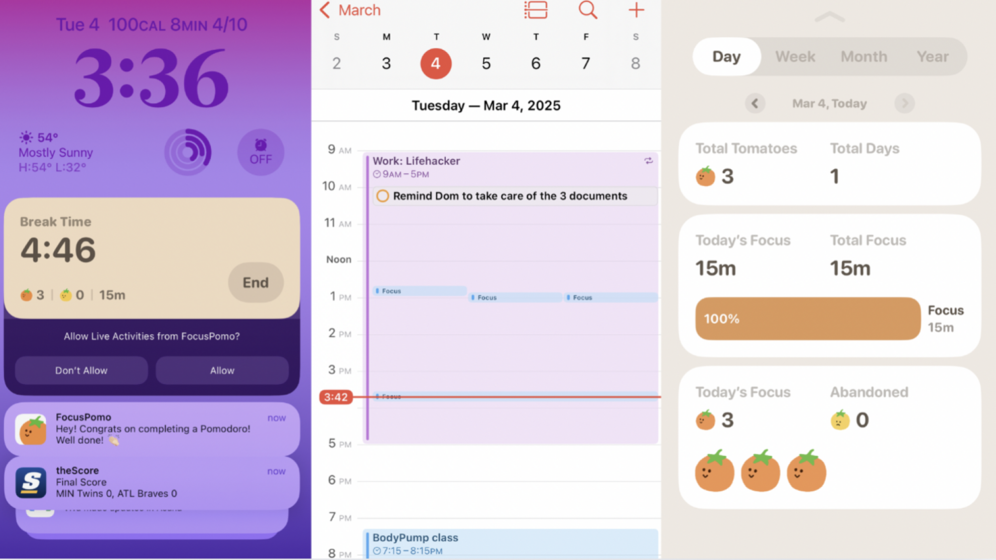 FocusPomo in iOS
