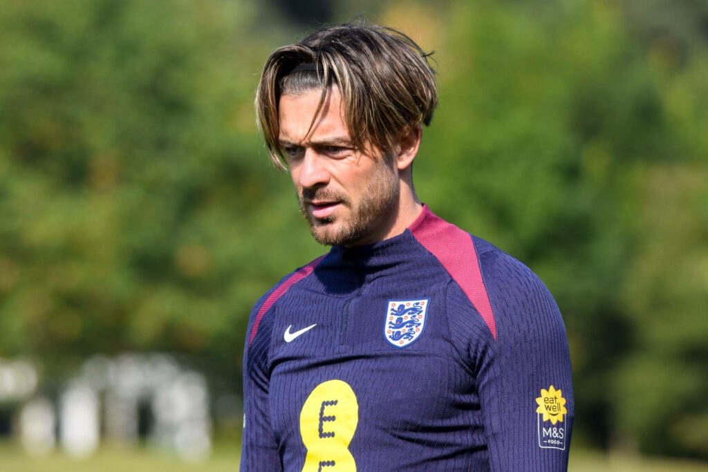Jack Grealish trains for England at St George's Park