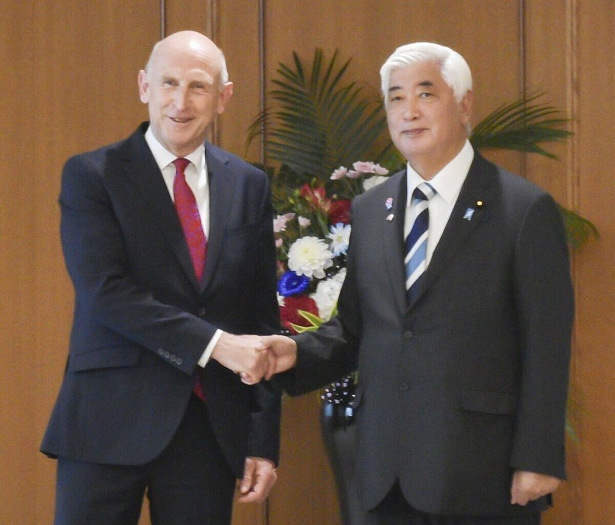 Japan, Britain defense chiefs agree to boost cyber, space cooperation