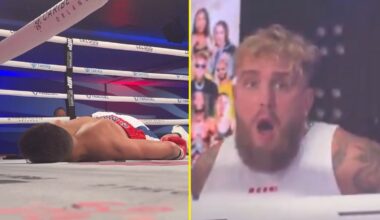 Jake Paul left gobsmacked as he witnesses brutal face-plant KO on his own show