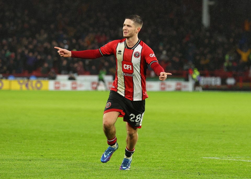 James McAtee won Sheffield United's Young Player of the Year award in 2023