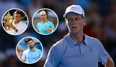 Jannik Sinner has achieved something only Roger Federer, Rafael Nadal and Novak Djokovic have accomplished since 1990