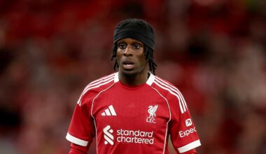 LFC injury update: Jeremie Frimpong out, Conor Bradley back in training