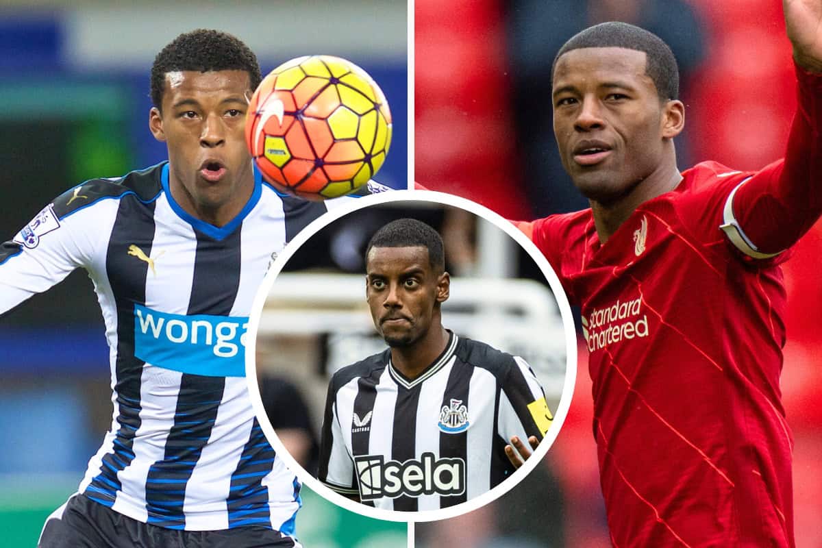 Gini Wijnaldum says "keep me out of it" after being pulled into Alexander Isak saga - Liverpool FC