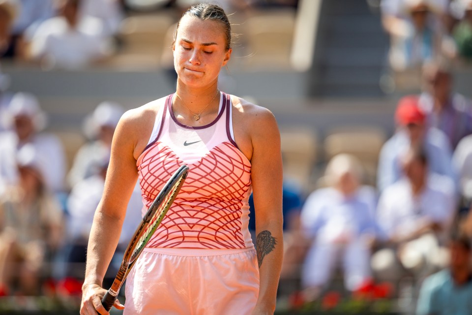 Sabalenka recalled her own racket issues at the 2023 French Open, a Grand Slam she is still yet to win