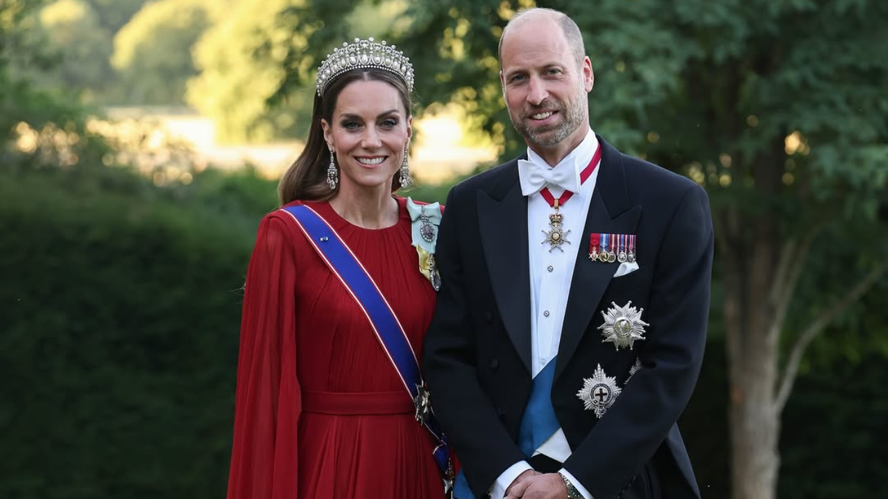 Kate Middleton and Prince William for the French State Banquet