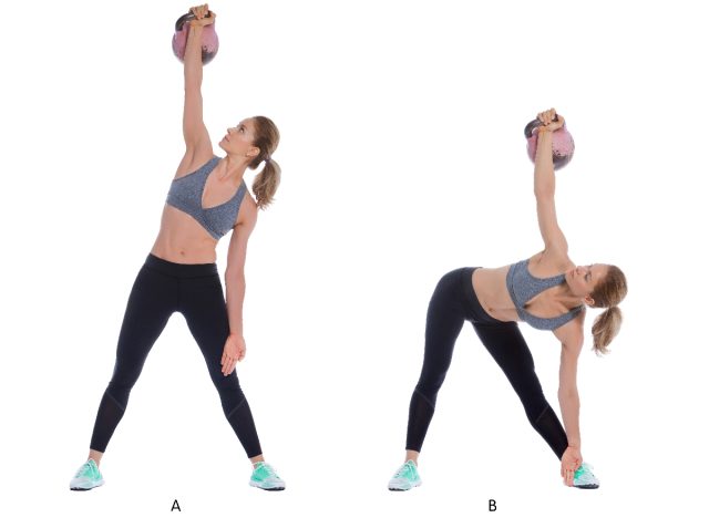 kettlebell windmills exercise. 507131317