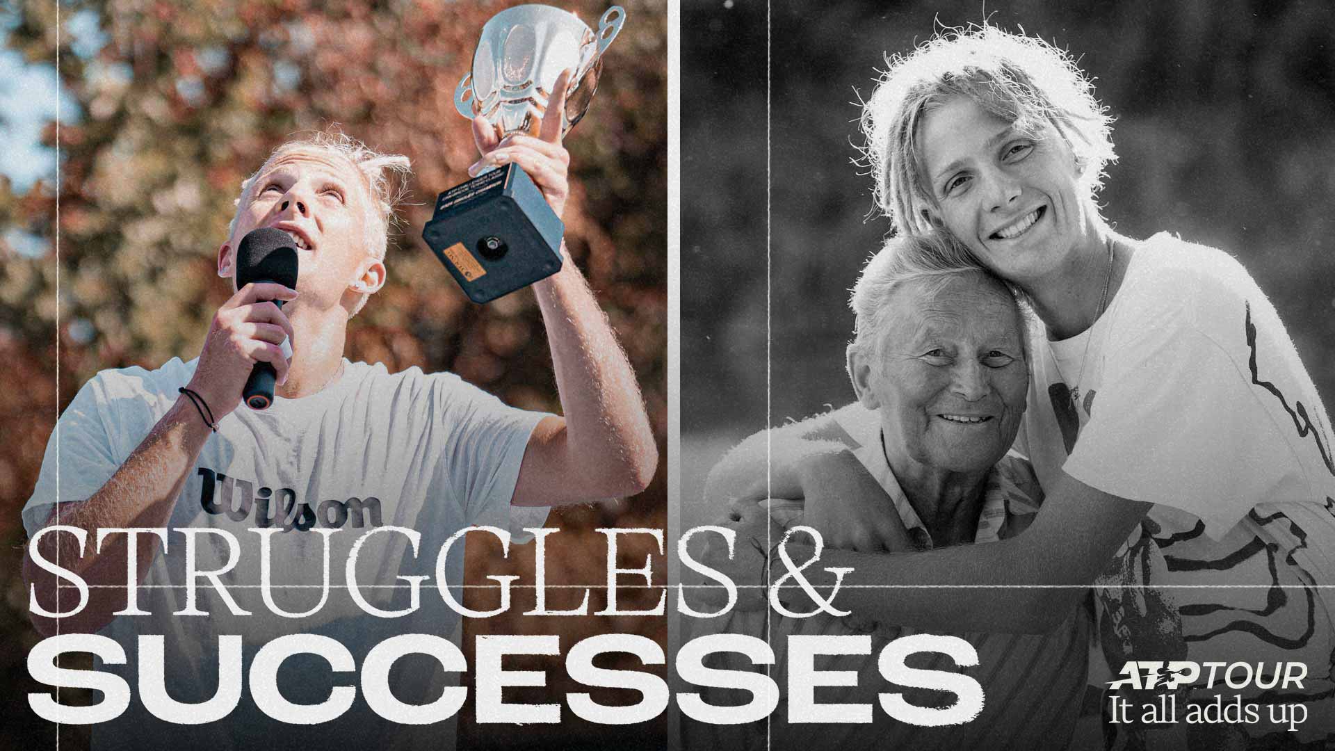 Mark Lajal dedicated his title at the Bloomfield Hills Challenger to his late grandfather, Tõnu Lajal.