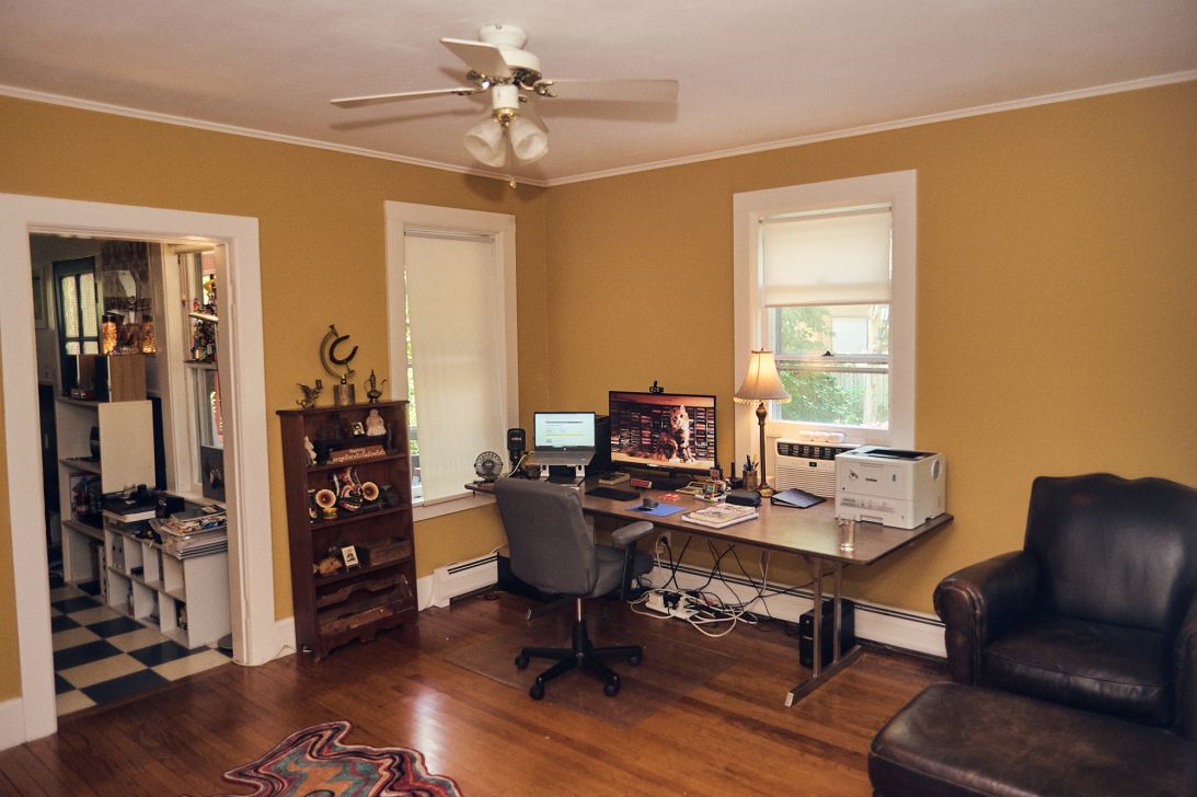 Shuer has been gradually working on the clutter in different areas of his house and says it's important to 