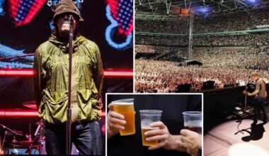 Oasis fan falls to death at Wembley concert in London