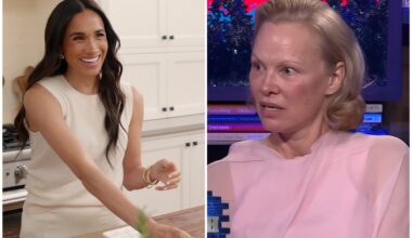 Pamela Anderson breaks silence on claim With Love, Meghan 'ripped off' her cooking show