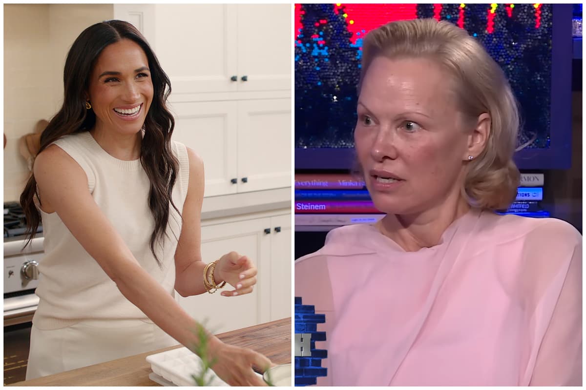 Pamela Anderson breaks silence on claim With Love, Meghan 'ripped off' her cooking show