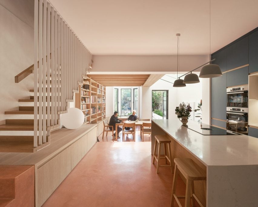 Kitchen interior at home renovation by Material Works