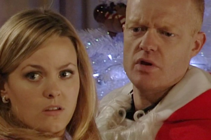 Tanya (Jo Joyner) and Max (Jake Wood) in EastEnders