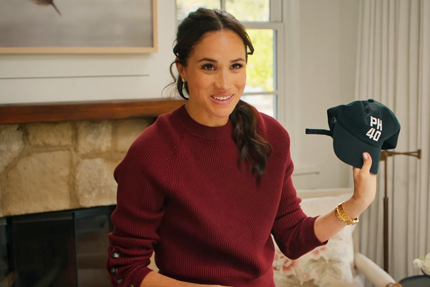 Meghan Markle Reveals 40th Birthday Hat She Made for Prince Harry