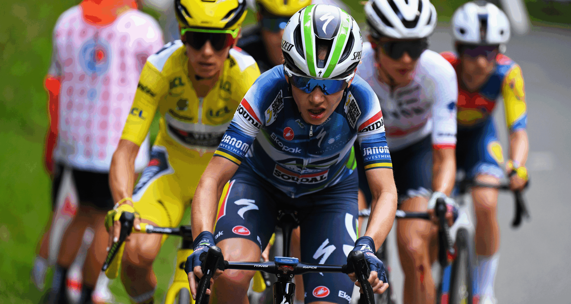 CHATEL LES PORTES DU SOLEIL, FRANCE - AUGUST 03: Sarah Gigante of Australia and Team AG Insurance - Soudal competes during the 4th Tour de France Femmes 2025, Stage 9 a 124.1km stage from Praz-sur-Arly to Chatel Les Portes du Soleilon 1298m / #UCIWWT / August 03, 2025 in Chatel Les Portes du Soleil, France. (Photo by Tim de Waele/Getty Images)
