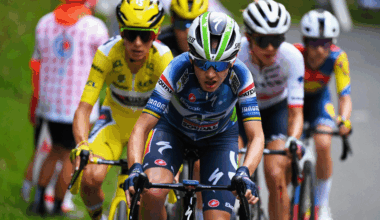 CHATEL LES PORTES DU SOLEIL, FRANCE - AUGUST 03: Sarah Gigante of Australia and Team AG Insurance - Soudal competes during the 4th Tour de France Femmes 2025, Stage 9 a 124.1km stage from Praz-sur-Arly to Chatel Les Portes du Soleilon 1298m / #UCIWWT / August 03, 2025 in Chatel Les Portes du Soleil, France. (Photo by Tim de Waele/Getty Images)