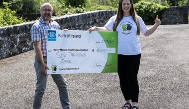 Mother-of-two presents €6,000 to Kerry Mental Health Association
