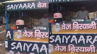 The Saiyaara stall is located in Lucknow’s Dandaiya market. (Photo Credits: Instagram)