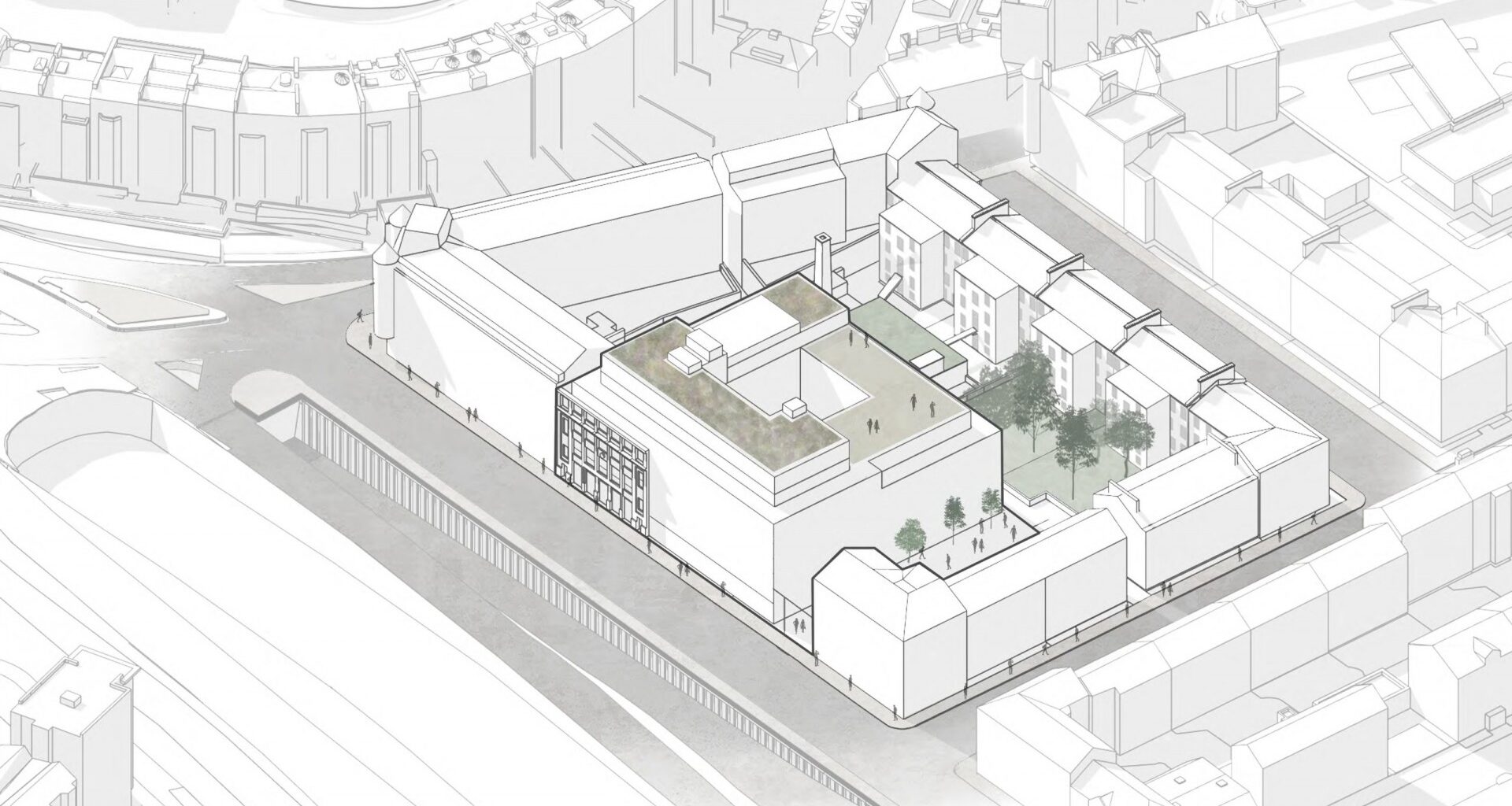 Interwar bakery facade to be spared in student flats plan : August 2025 : News : Architecture in profile the building environment in Scotland